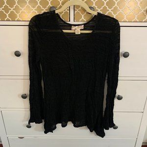 Band of Gypsies Black Lace Top